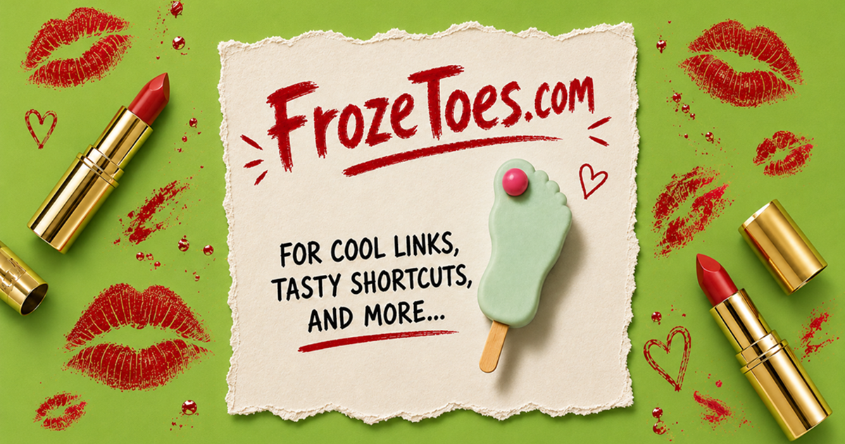 FrozeToes.com — cool links, tasty shortcuts, and more
